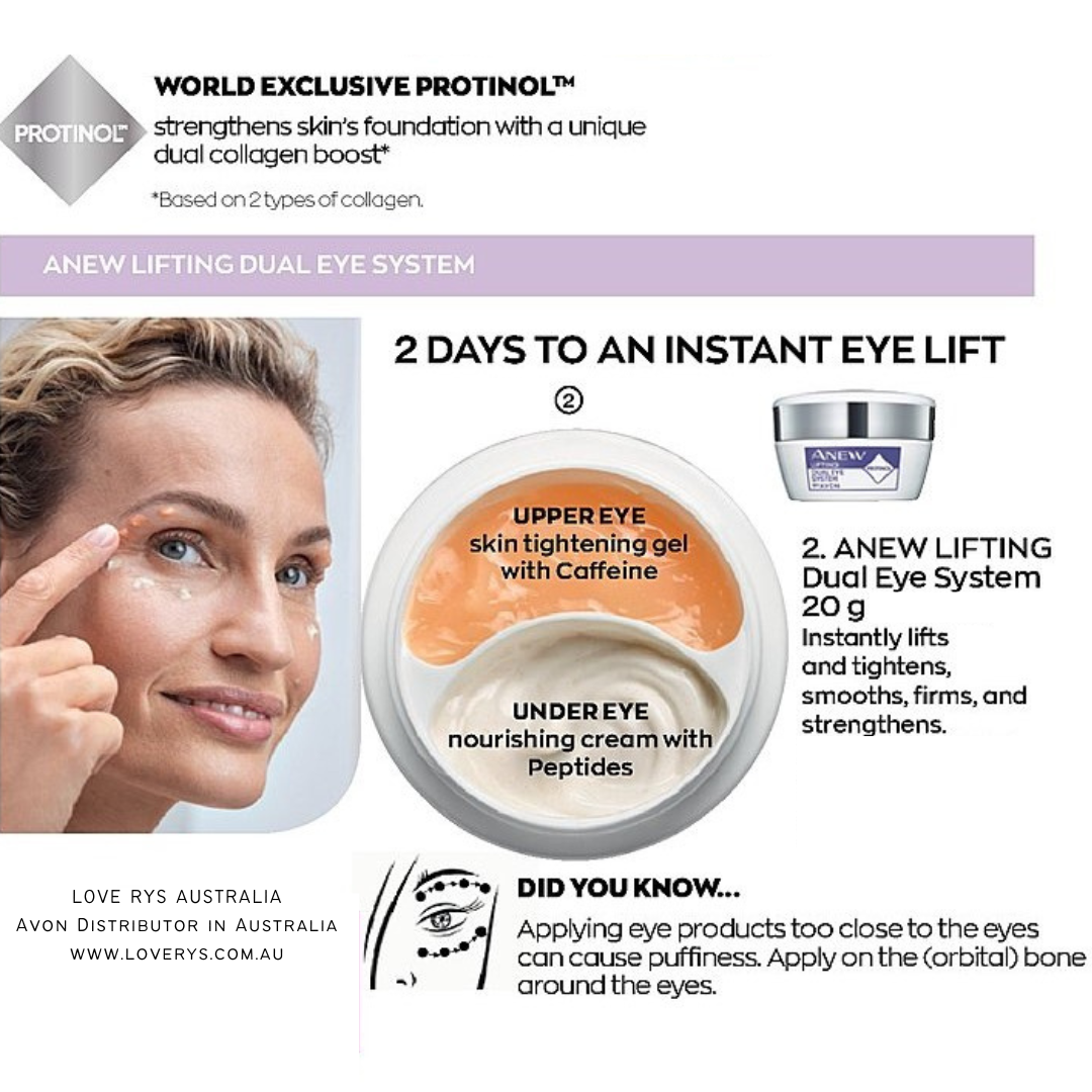 Avon Anew Lifting Dual Eye System 20g