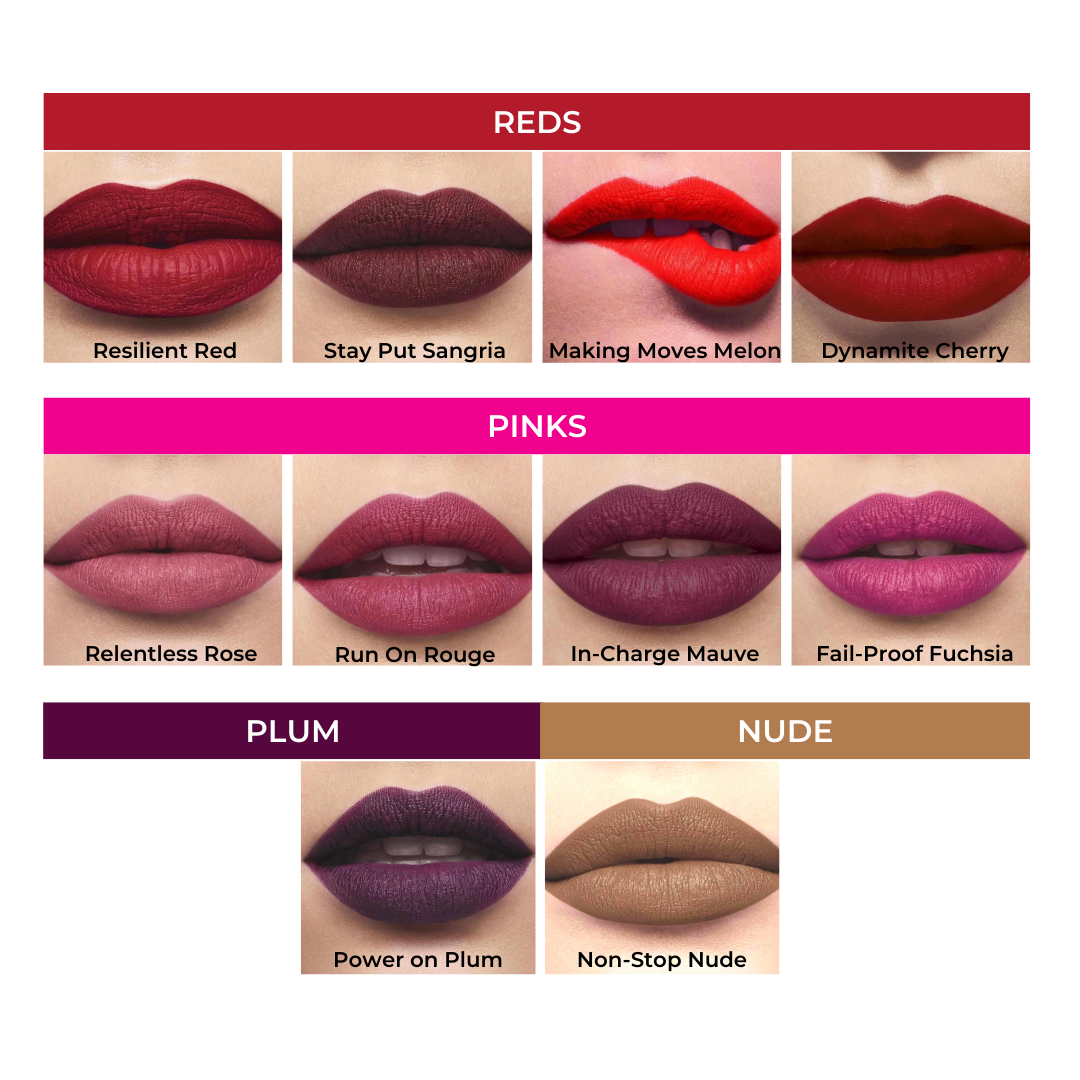 Avon Power Stay 16 Hour Matte Liquid Lip 7mL shades
