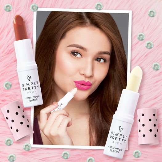 Avon Simply Pretty Magic Lipstick 4g shades