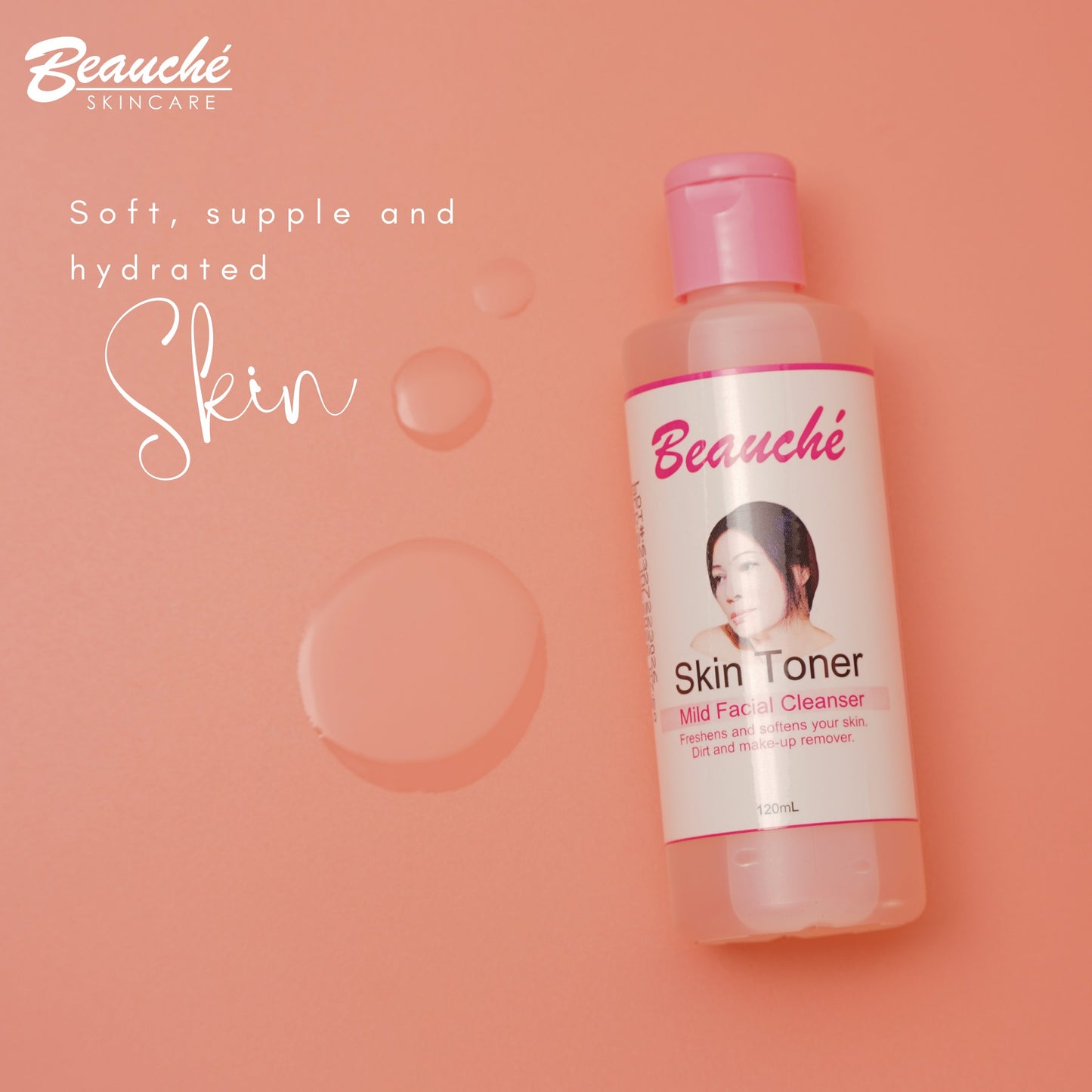 Beauche Facial Cleanser Toner 120mL