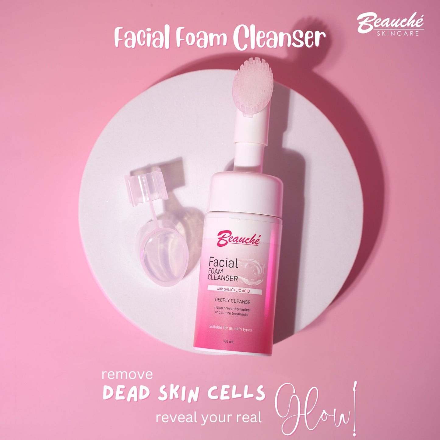 Beauche Facial Foam Cleanser w Salicylic Acid 100mL