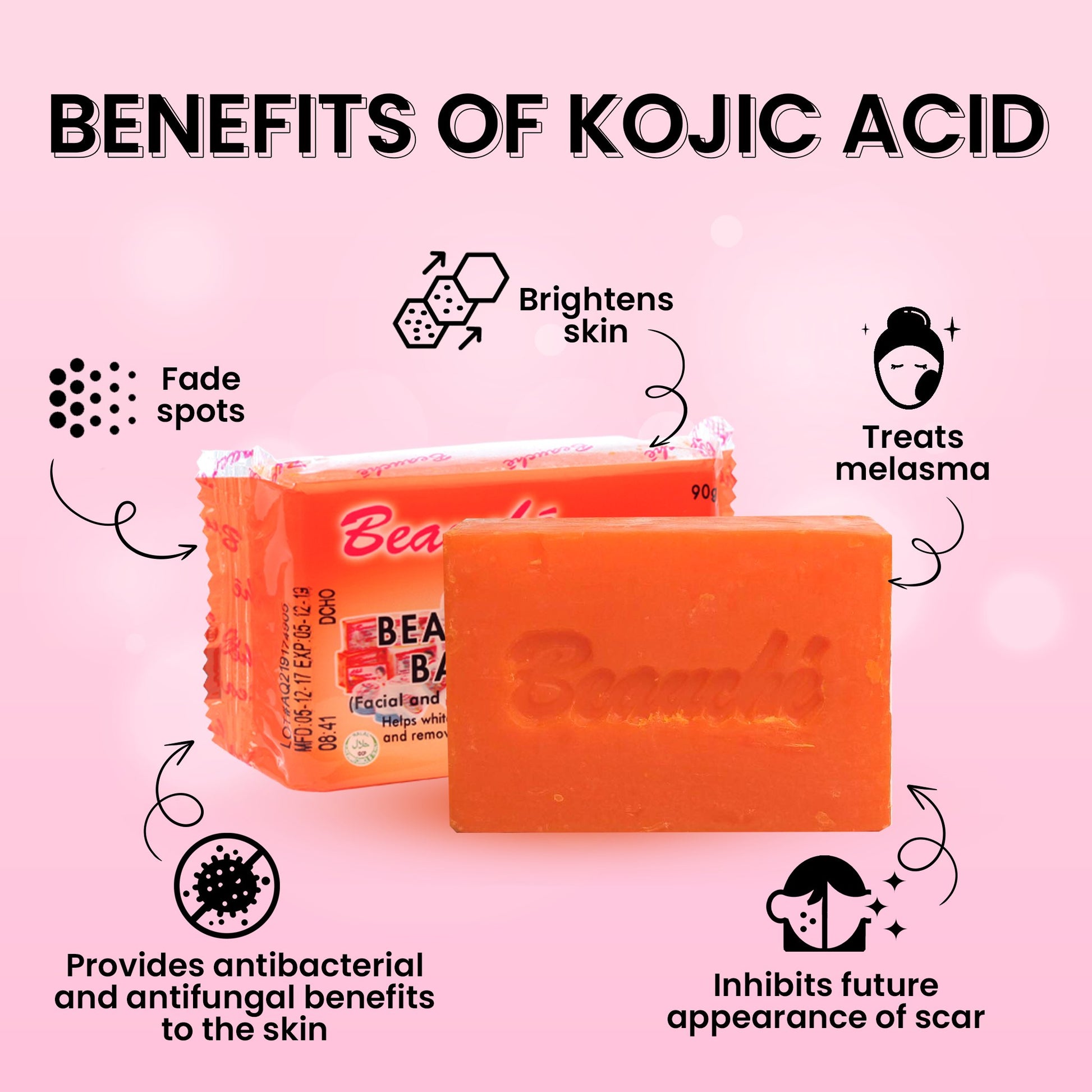 Beauche Kojic Beauty Bar Soap