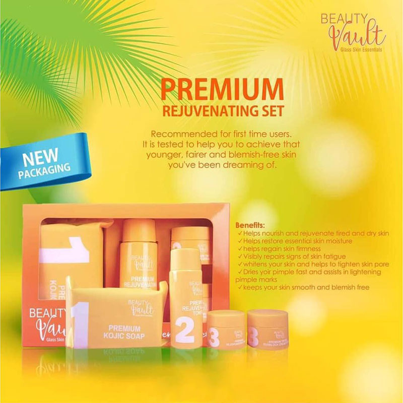 Beauty Vault Glass Skin Essentials Premium Rejuvenating Set