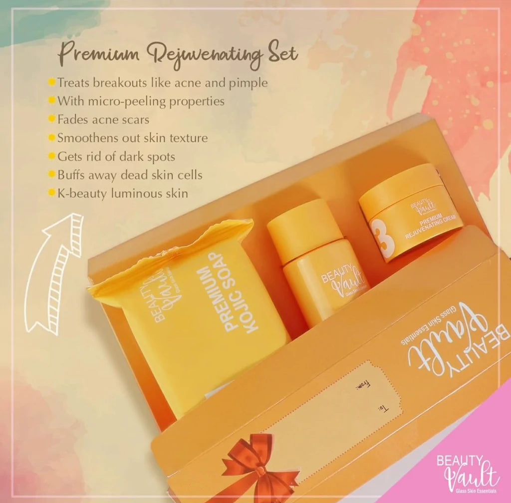 Beauty Vault Glass Skin Essentials Premium Rejuvenating Set