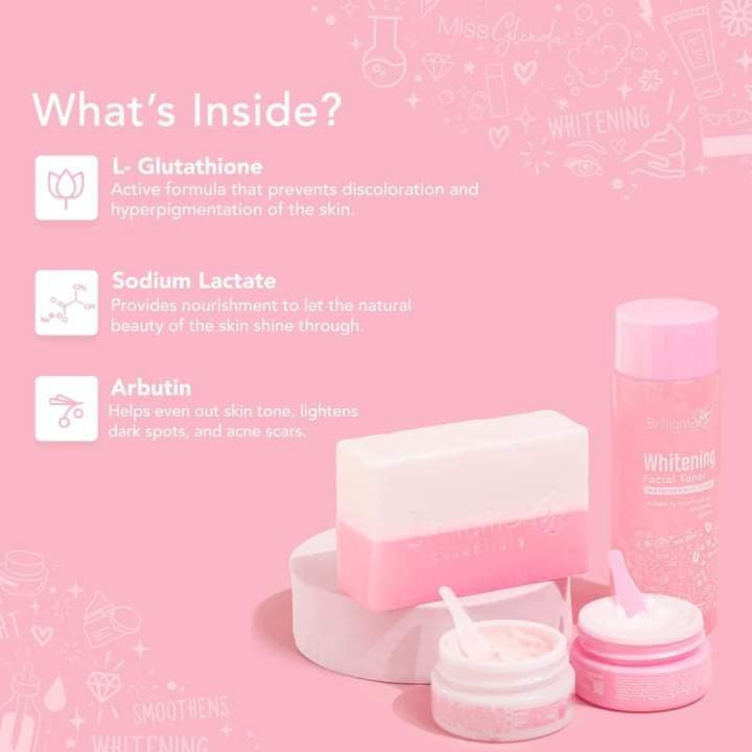Brilliant Skin Gluta-Arbutin Whitening Bar Soap 135g