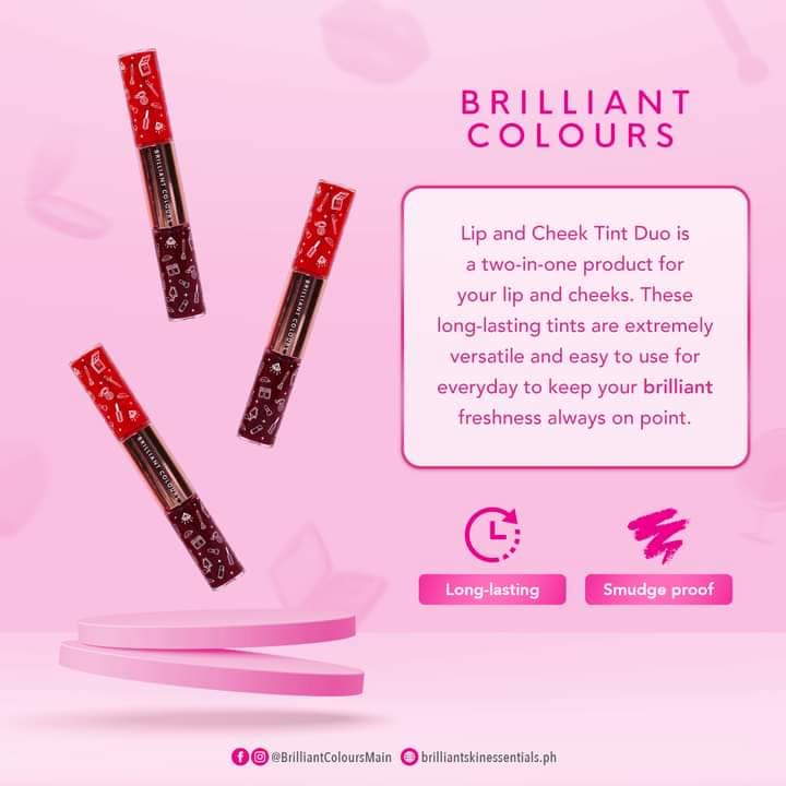 Brilliant Skin Colours Lip & Cheek Tint Duo (CEO & BLOOMING)