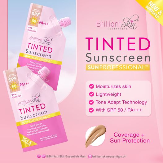 Brilliant Skin Tinted Sunscreen SPF50 PA+++ 20g (NEW & IMPROVED)