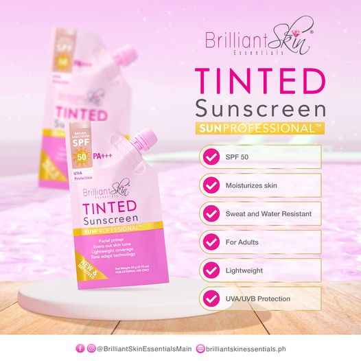 Brilliant Skin Tinted Sunscreen SPF50 PA+++ 20g (NEW & IMPROVED)