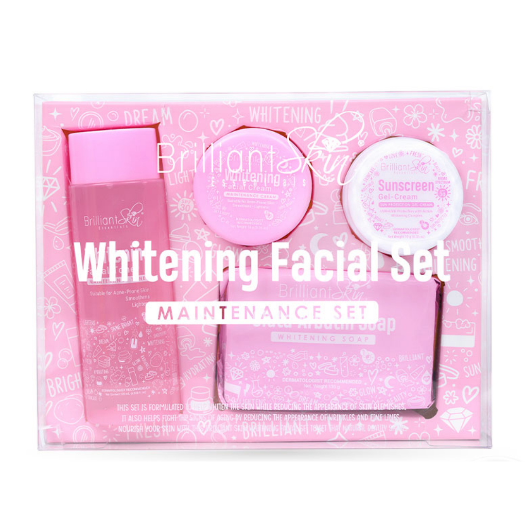 Brilliant Skin Whitening Facial Maintenance Set