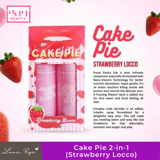 Cake Pie 2-in-1 (Strawberry Locco) Intimatacy Duo Kit