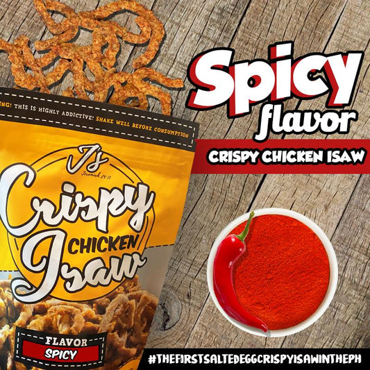 J's Crispy Chicken Isaw Spicy 100g