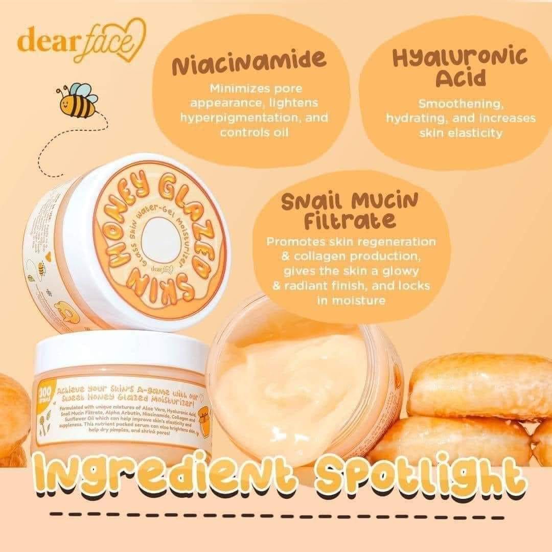 Dear Face Honey Glazed Glass Skin Water-Gel Moisturiser 300g