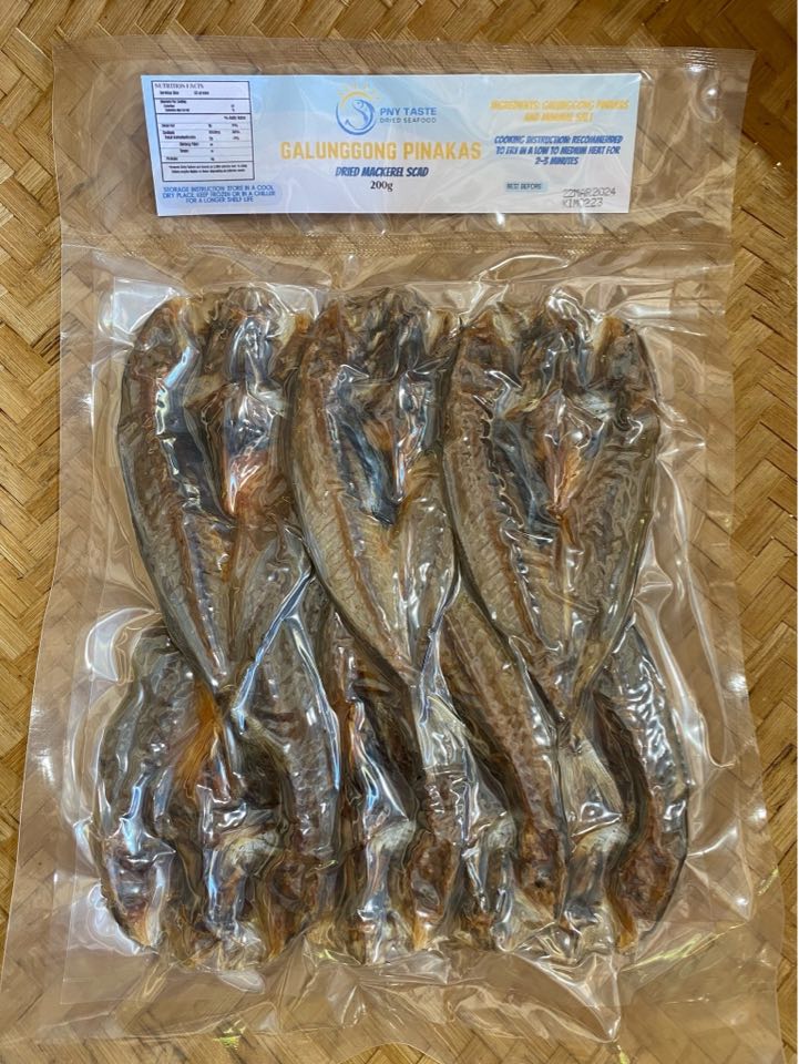 Dried Mackerel Scad (Galunggong Pinakas) 200g