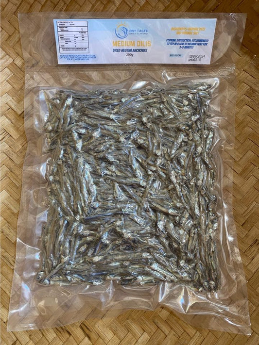 Dried Medium Anchovies (Medium Dilis) 200g