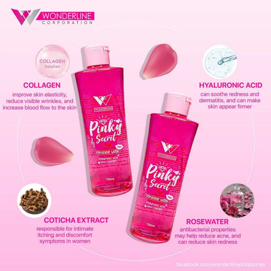 Wonderline Pinky Secret Feminine Wash 150mL