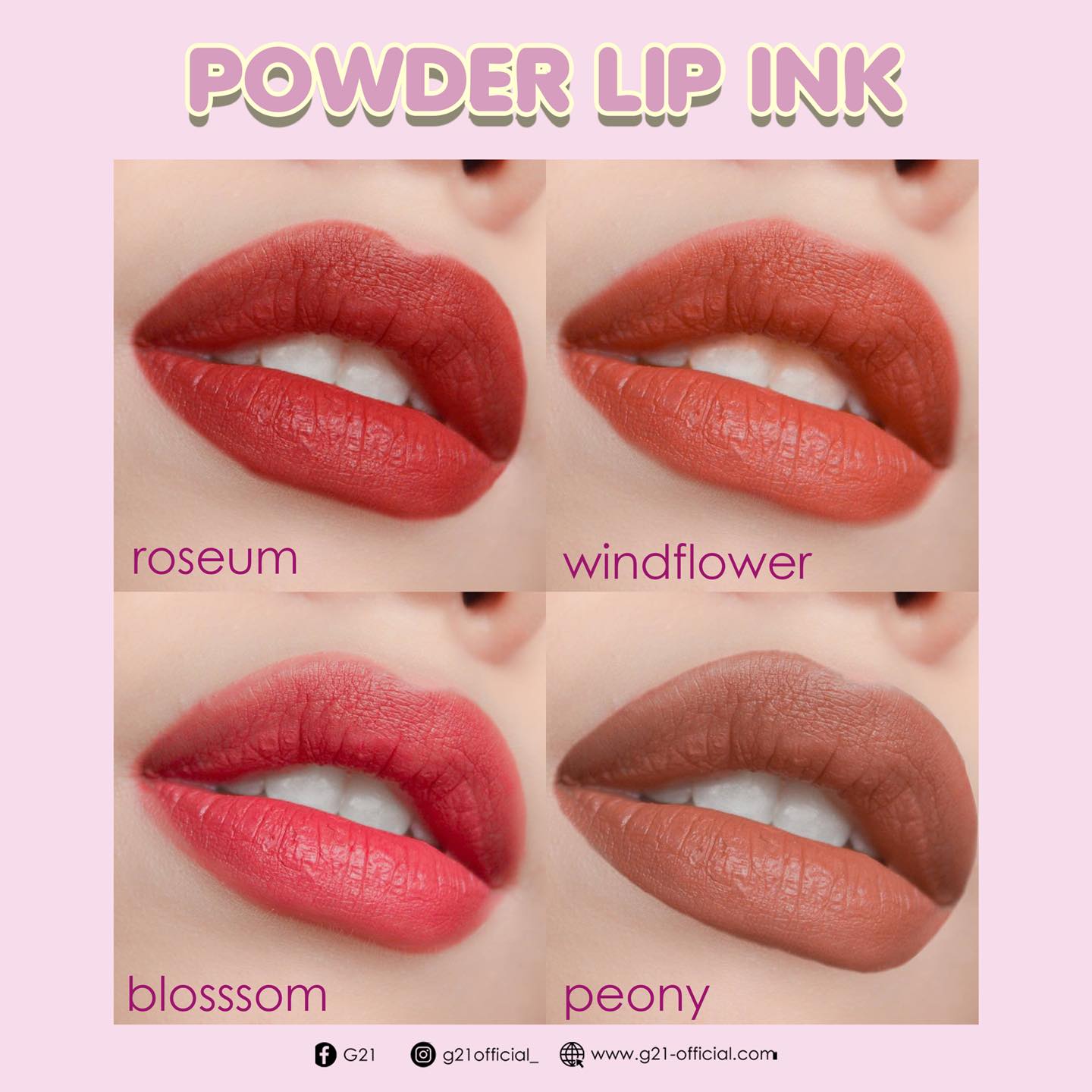 G21 Powder Lip Ink 15mL