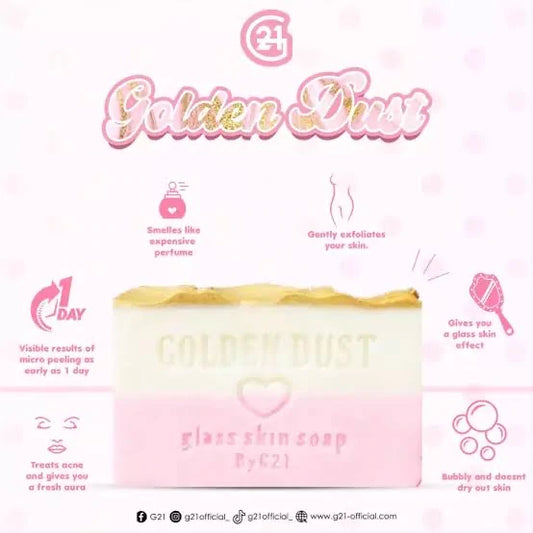 G21 Golden Dust Glass Skin Soap 135g