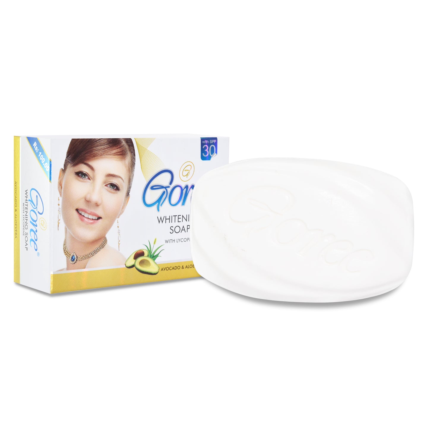 Goree Whitening Soap with Lycopene (Avocado & Aloe Vera)