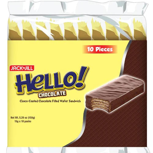 Hello Chocolate Filled Wafer Sandwich 15g (10s)