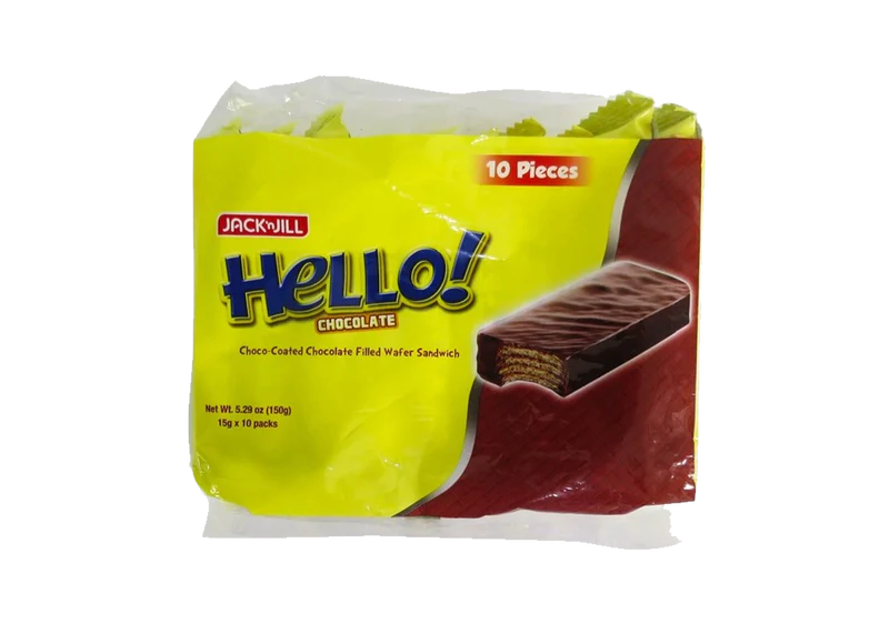 Hello Chocolate Filled Wafer Sandwich 15g (10s)