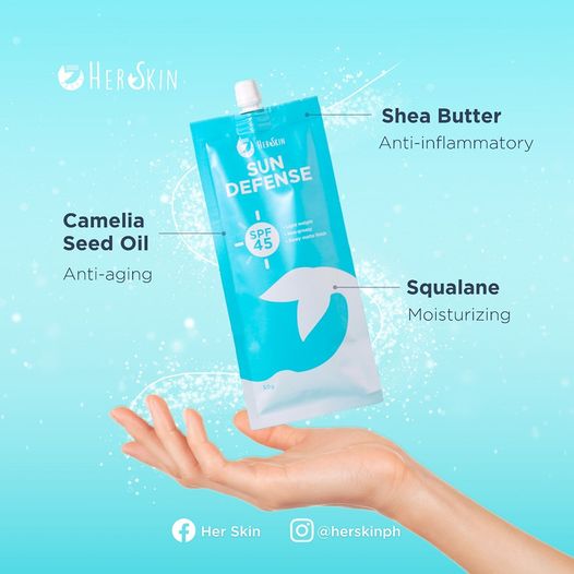 HerSkin Sun Defense UVAUVB Protection SPF45 50g