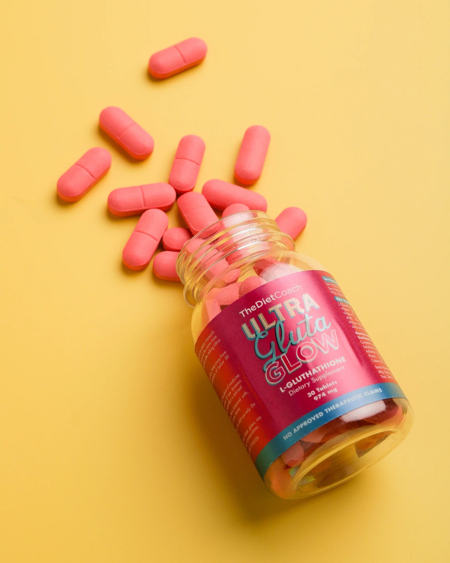 The Diet Coach Ultra Gluta Glow L-Glutathione Tablets 30s