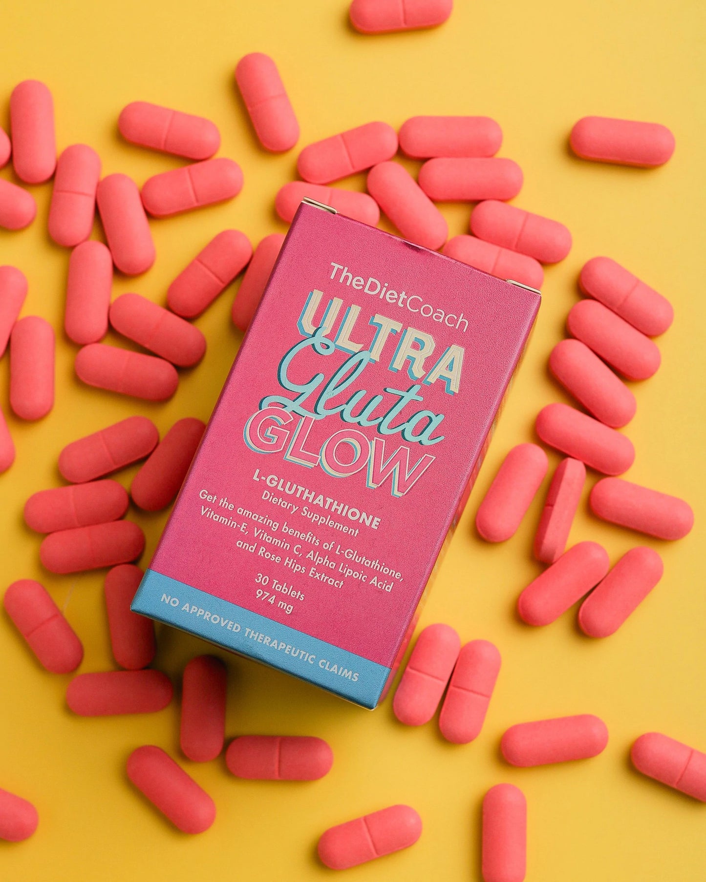 The Diet Coach Ultra Gluta Glow L-Glutathione Tablets 30s