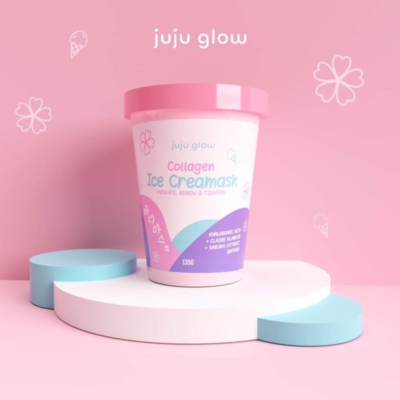 Juju Glow Collagen Ice Cream Mask 200g