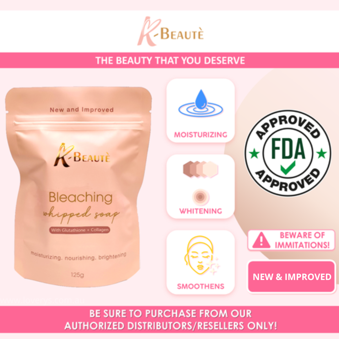 K-Beaute Bleaching Whipped Soap (New & Improved)