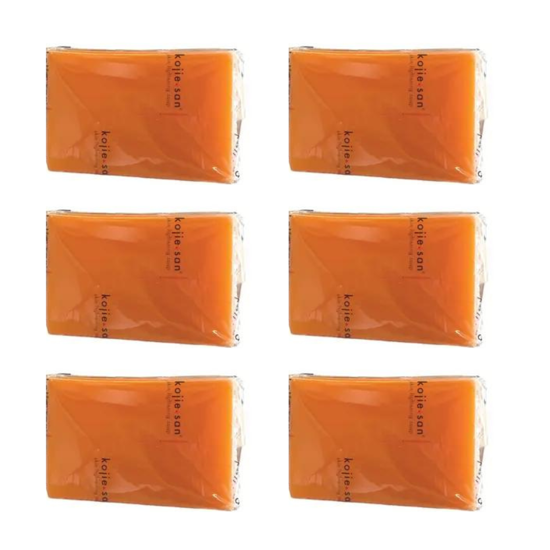 Kojie San Skin Lightening Soap FAMILY PACK 6 Bars x 135g