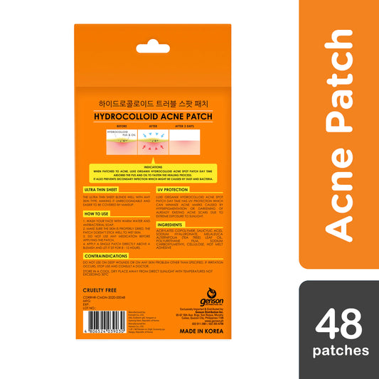 Luxe Organix Hydrocolloid Acne Spot Patch Day - 48s