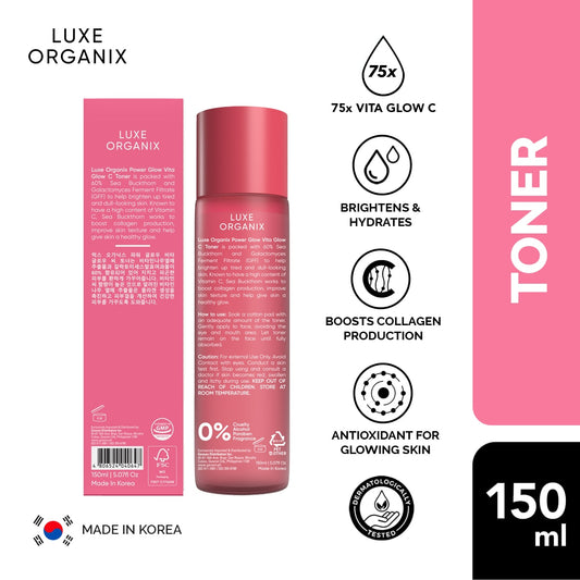 Luxe Organix Power Glow Vita Glow C Toner