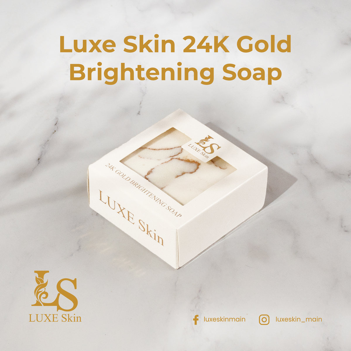 LUXE SKIN 24K Gold Brightening Soap