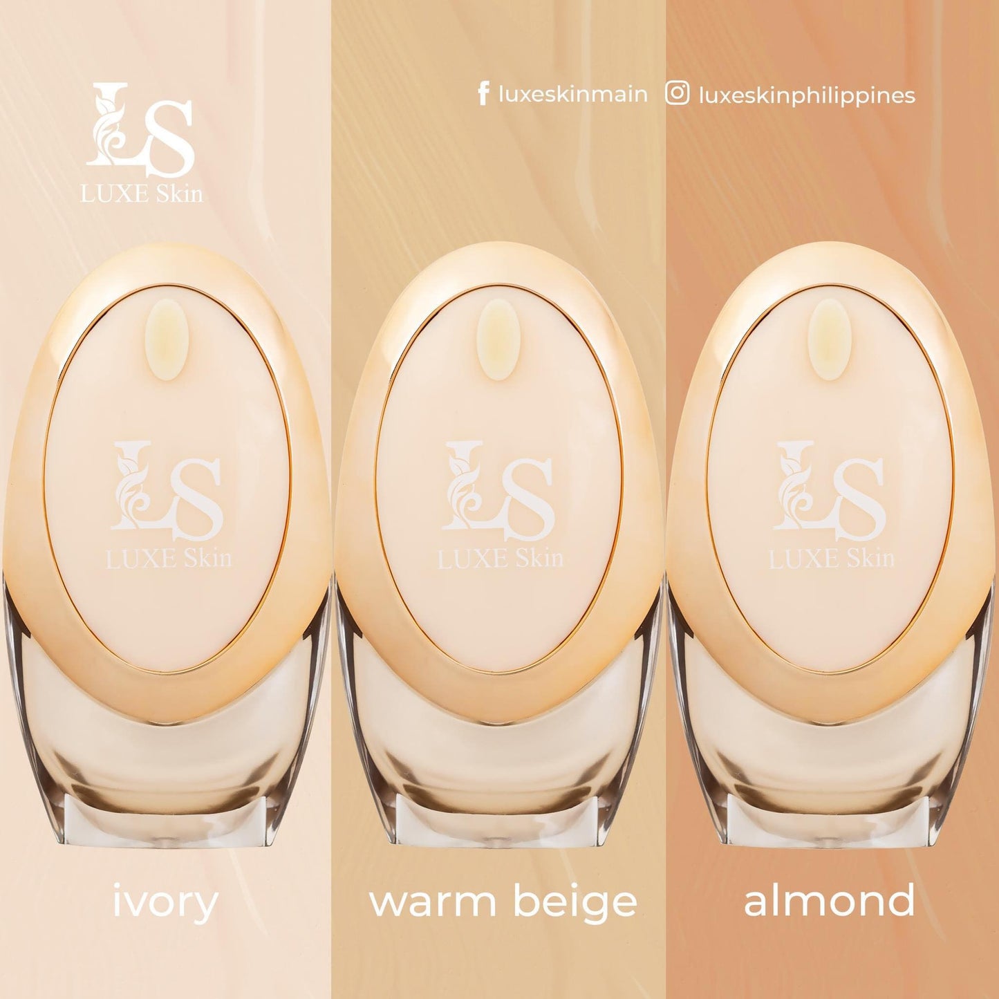 Luxe Skin Serum Foundation SPF50+++ 45mL shades