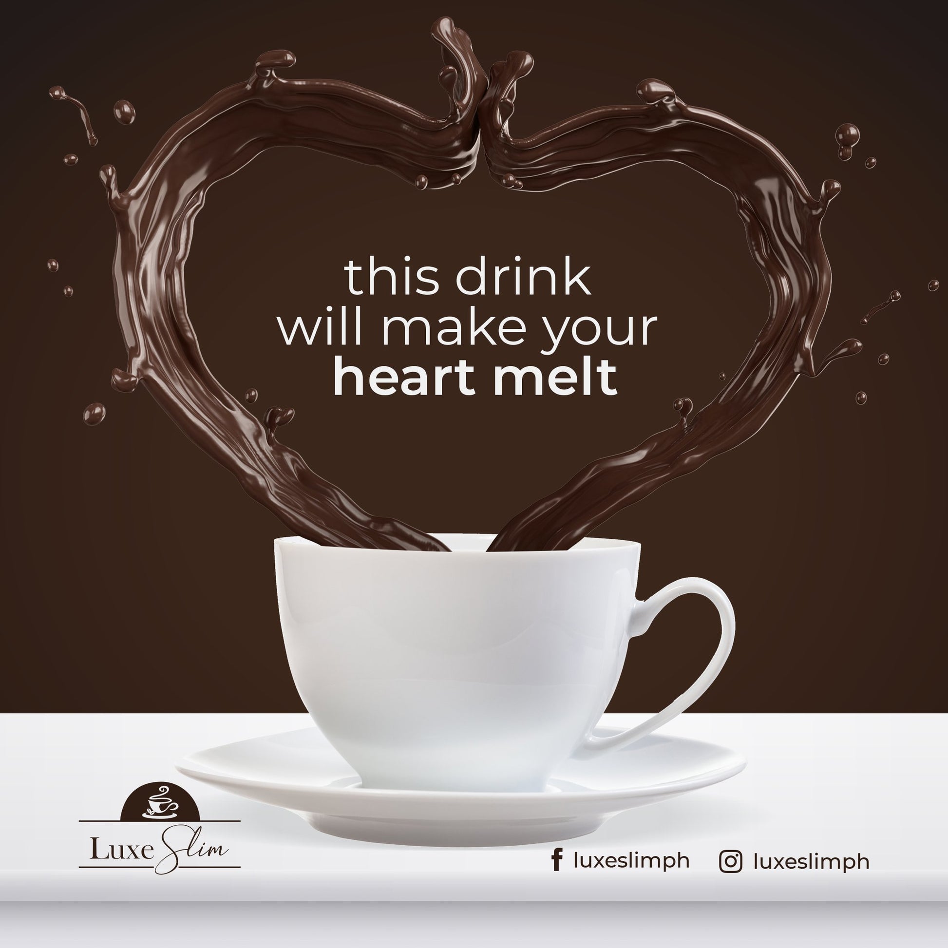 Luxe Slim Dark Choco 21g x 10 sachets