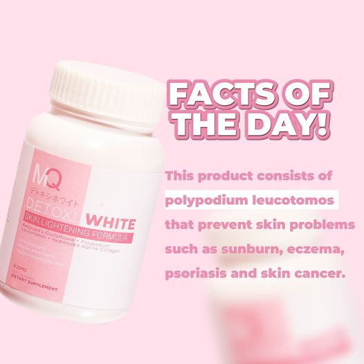MQ Detoxi White (Glutathione, Collagen & Oral Sunblock)