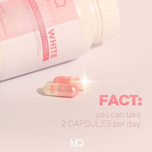 MQ Detoxi White (Glutathione, Collagen & Oral Sunblock)