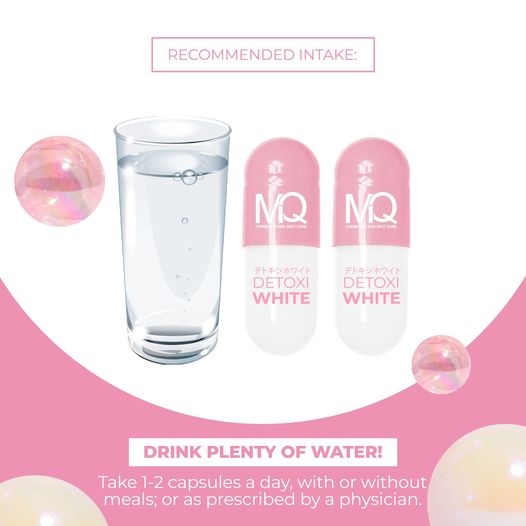 MQ Detoxi White (Glutathione, Collagen & Oral Sunblock)