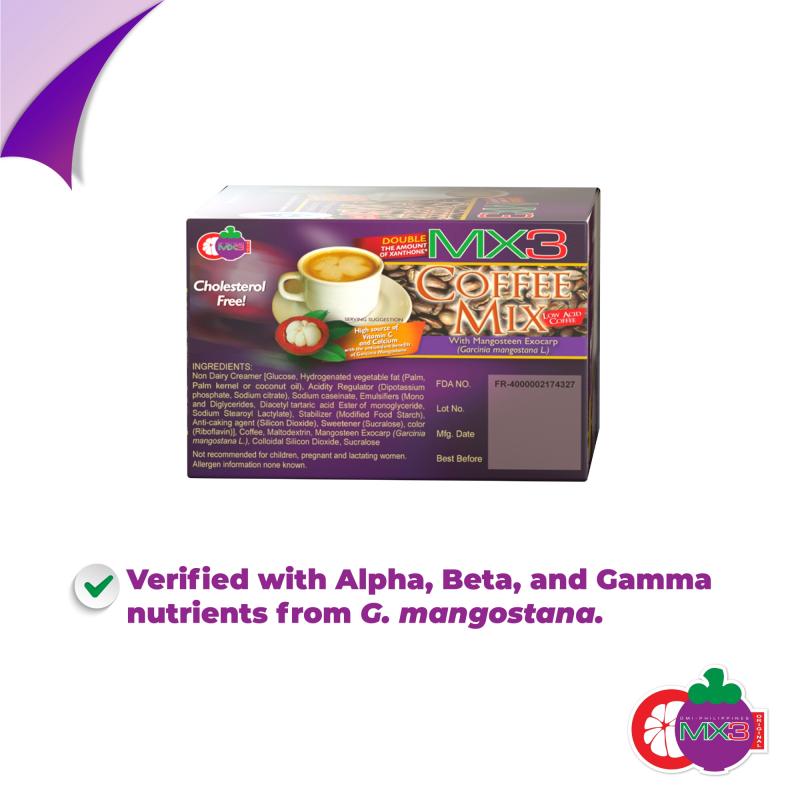 MX3 Coffee Mix (Low Acid Coffee) 10 Sachets