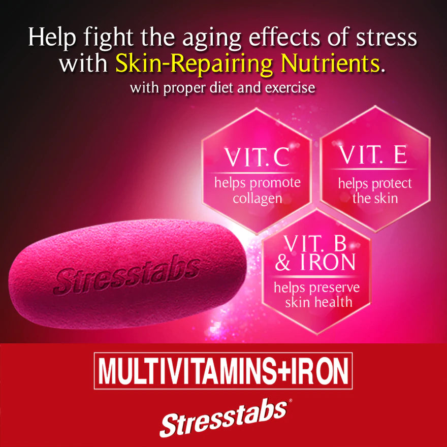 Stresstabs Multivitamins + Iron 30 Tablets