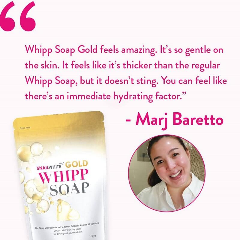 SNAILWHITE Whipp Gold Soap by NAMU LIFE 100g