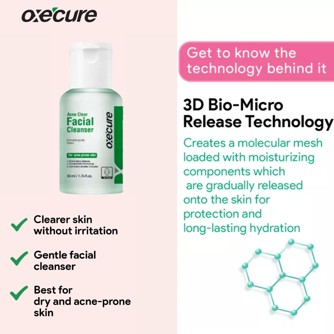 Oxecure Acne Clear Facial Cleanser