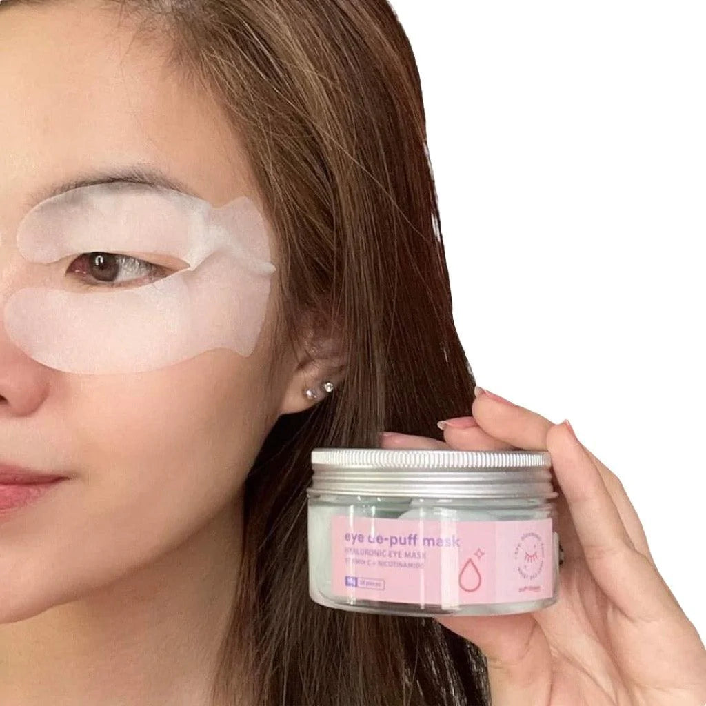 Puff & Bloom Eye De-Puff Hyaluronic Eye Mask (90g50pcs)