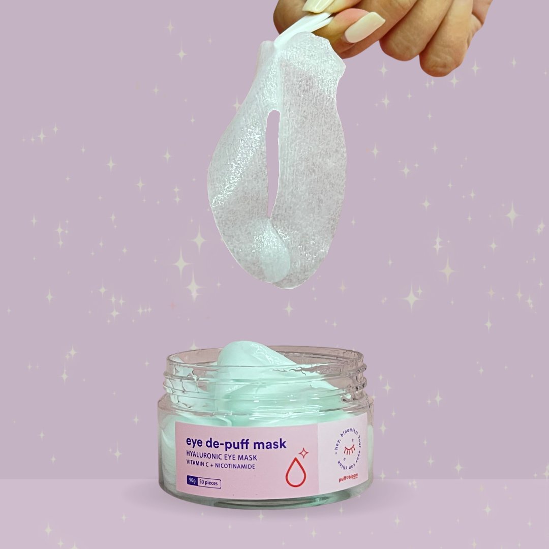 Puff & Bloom Eye De-Puff Hyaluronic Eye Mask (90g50pcs)