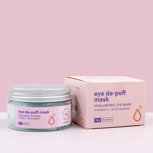 Puff & Bloom Eye De-Puff Hyaluronic Eye Mask (90g50pcs)