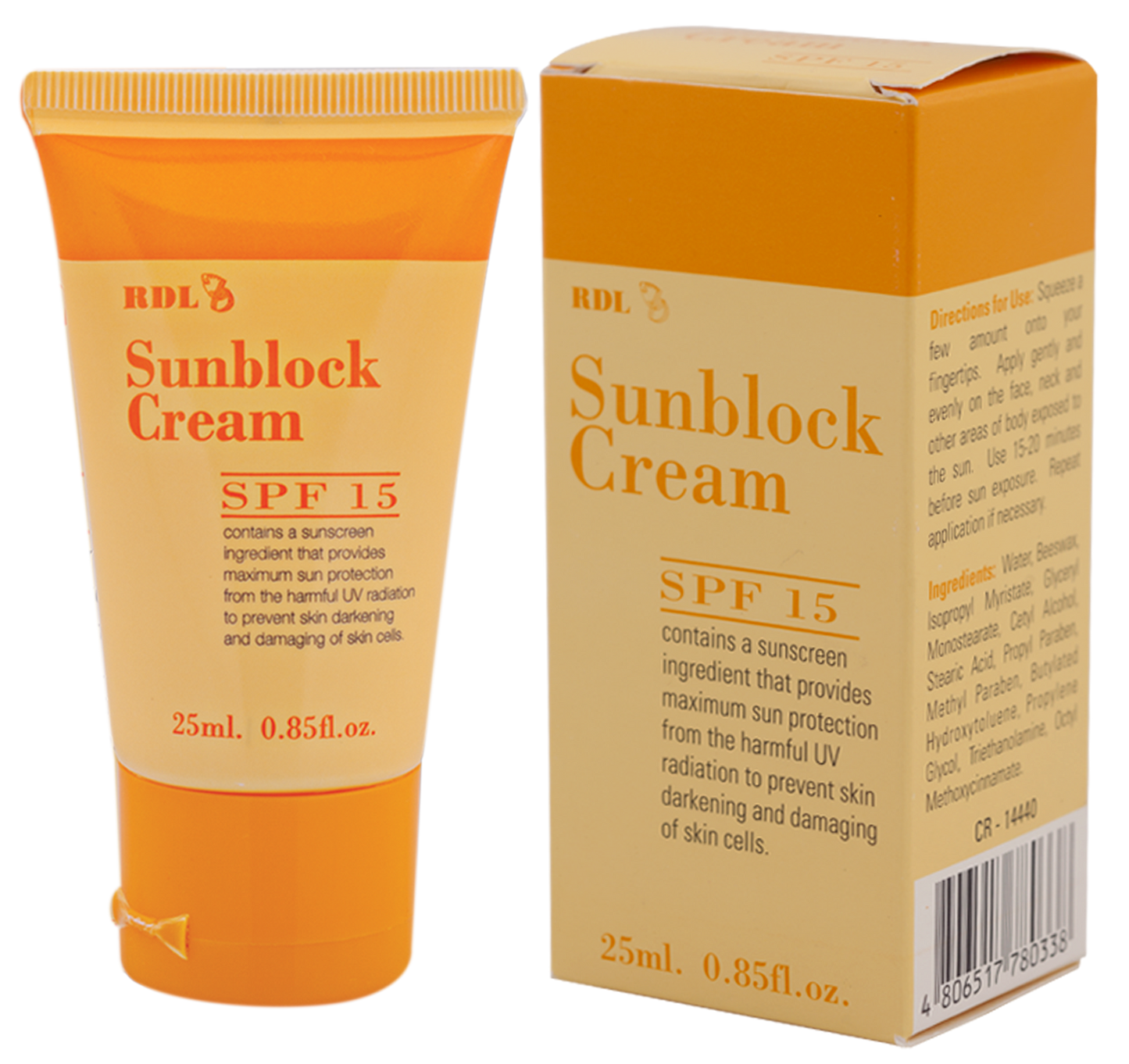 RDL Sunblock Cream 25mL