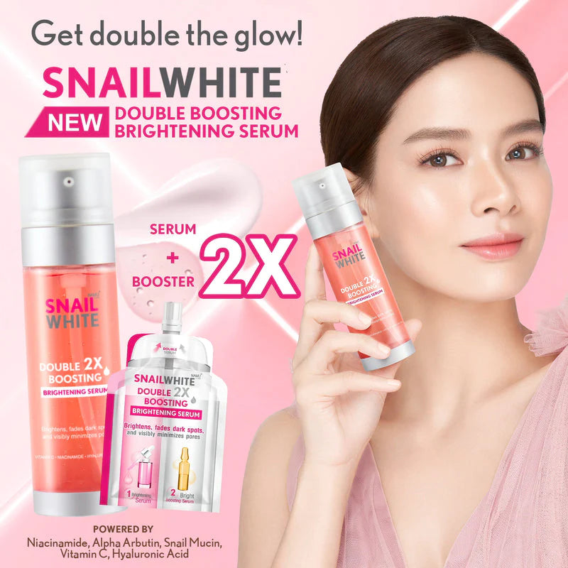 SNAILWHITE Double Boosting Brightening Serum 40mL + 40mL
