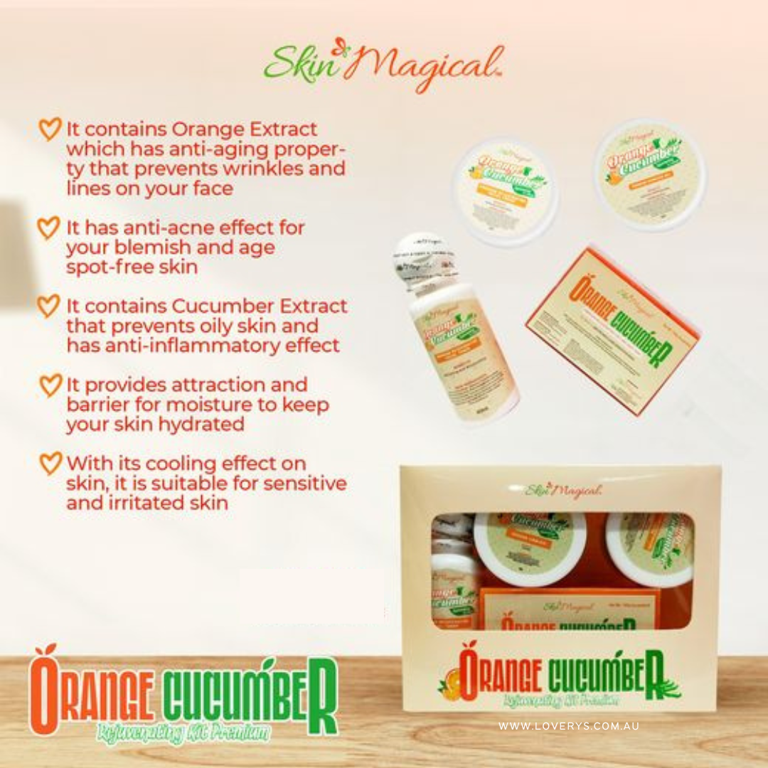 Skin Magical Orange Cucumber Rejuvenating Kit Premium Set