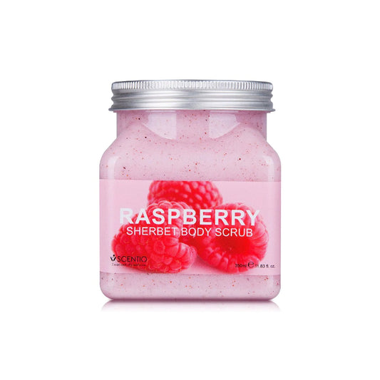 Scentio Raspberry Sherbet Body Scrub (Pore Minimizing) 350mL