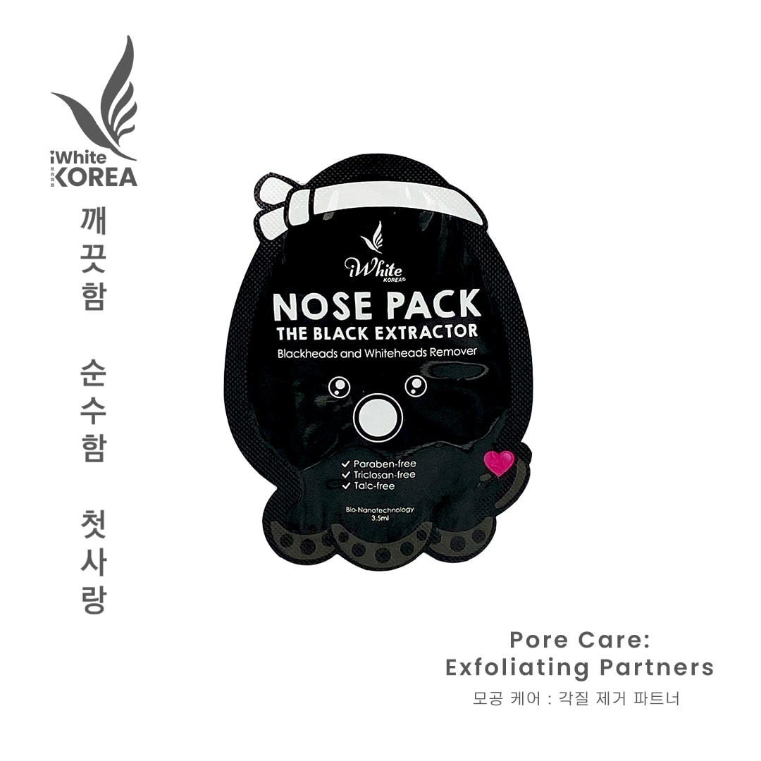 iWhite Korea Glow Nose Pack The Black Extractor